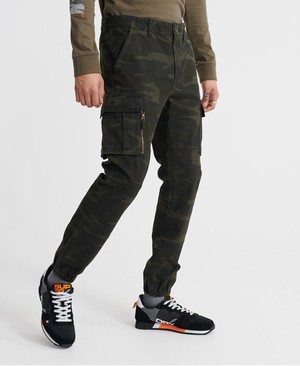 Superdry Recruit Flight Grip Cargo Férfi Nadrág Zöld/Camo | JHKFS8526